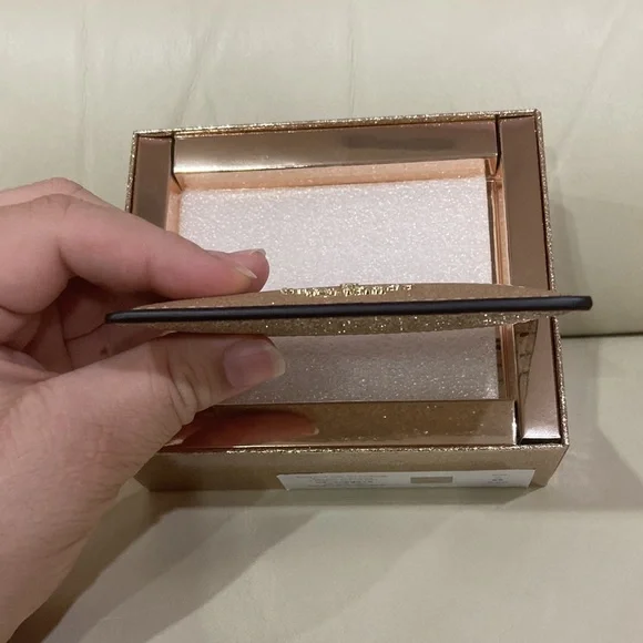 NWT Kate Spade Gold Sparkle Glitter Glimmer Boxed Small Slim Card Holder Wallet - Picture 10 of 15